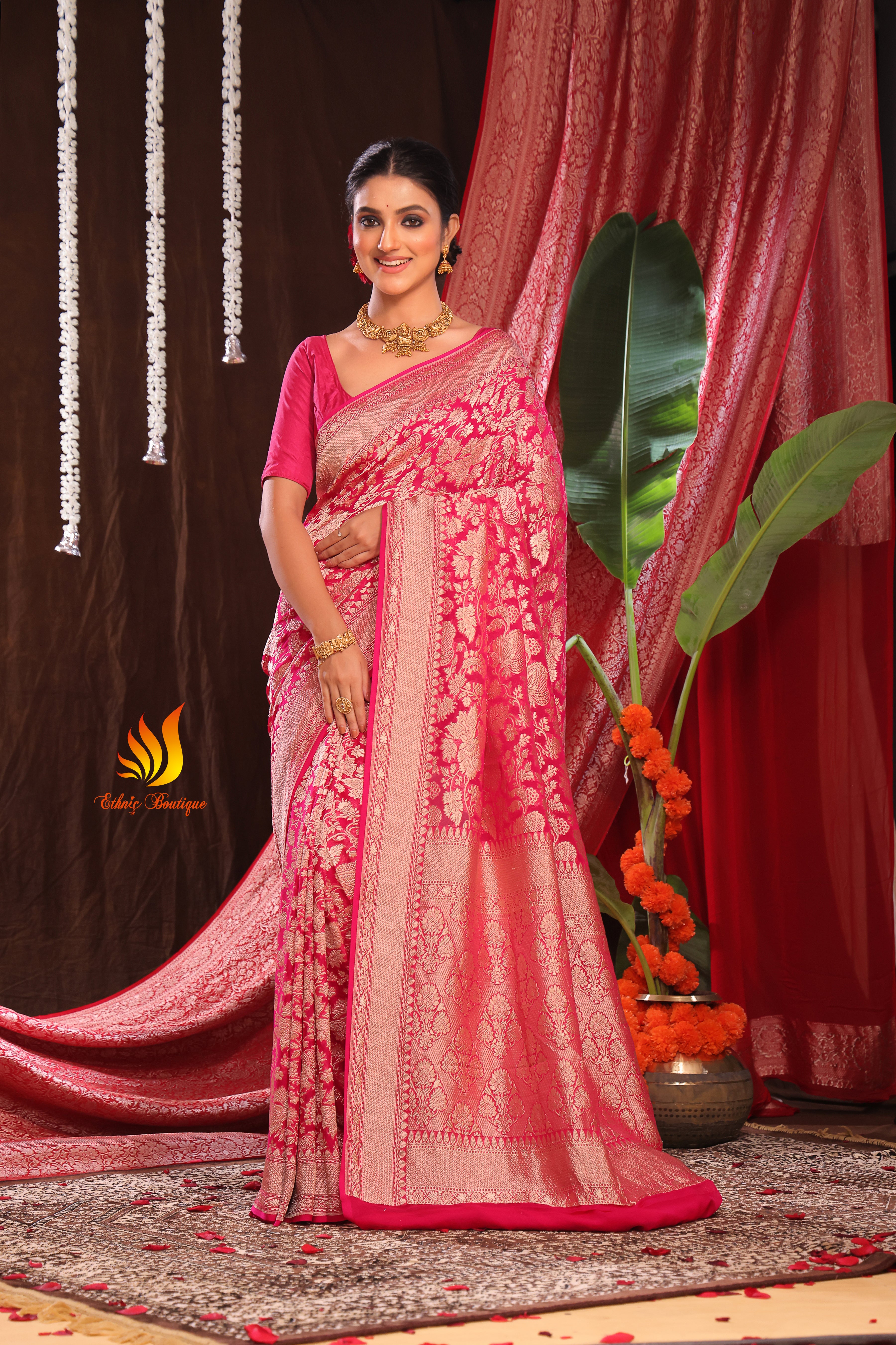 Pure Khaddi Georgette Banarasi
